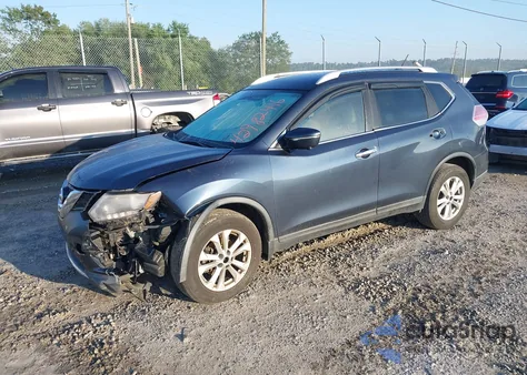 2015 Nissan Rogue Sv z USA, uszkodzony, nr VIN KNMAT2MTXFP589179